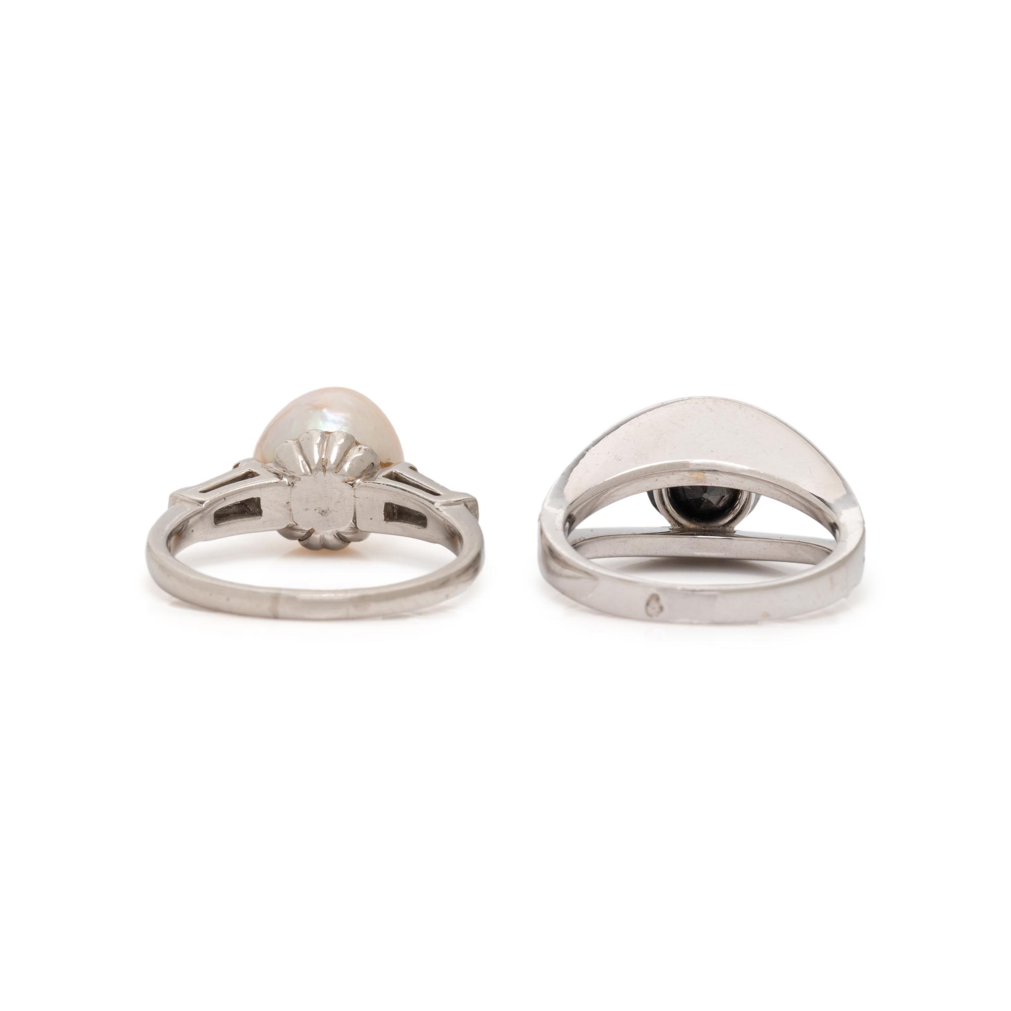 TWO MULTIGEM RINGS