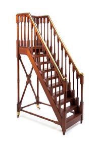 A Mahogany Architectural Model, Height 33 inches.