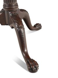 An George III Mahogany Tripod Tea Table