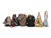 6 Handbags: Fendi, Bottega Veneta, Moschino, Armani, and Mont Blanc
