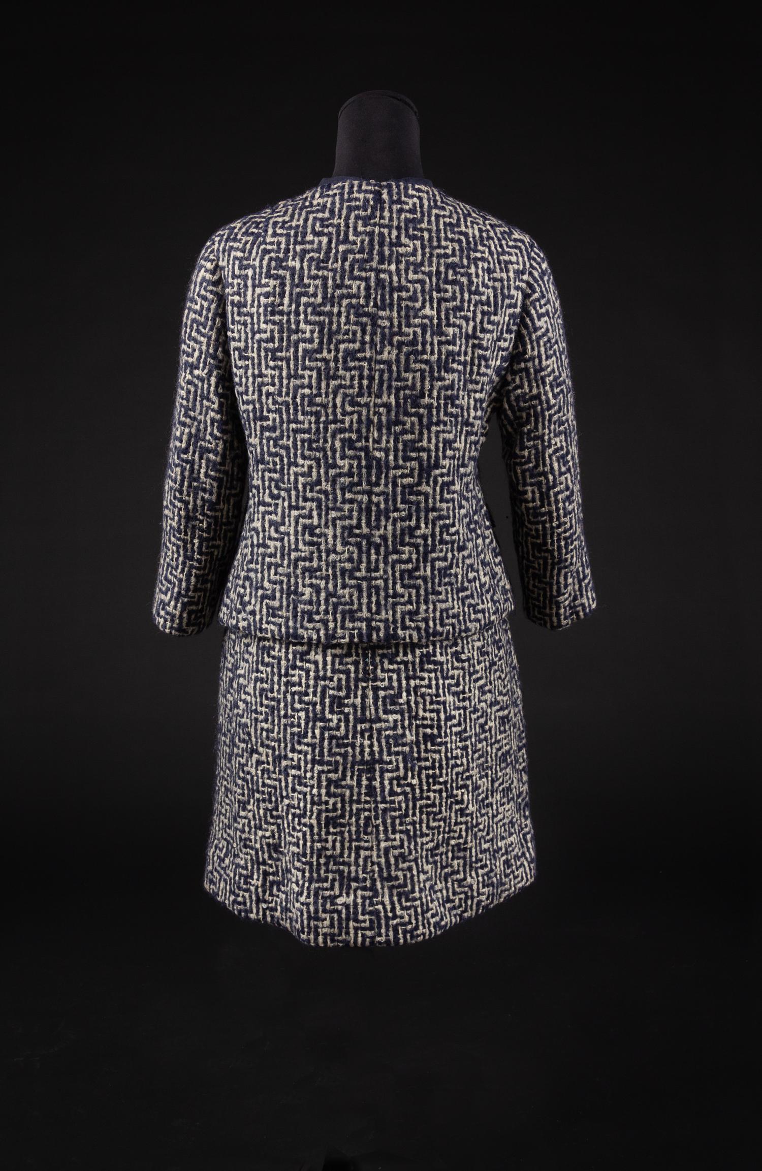 Christian Dior by Marc Bohan Haute Couture Ensemble, Spring-Summer 1965 — Worn by Dame Olivia de Havilland