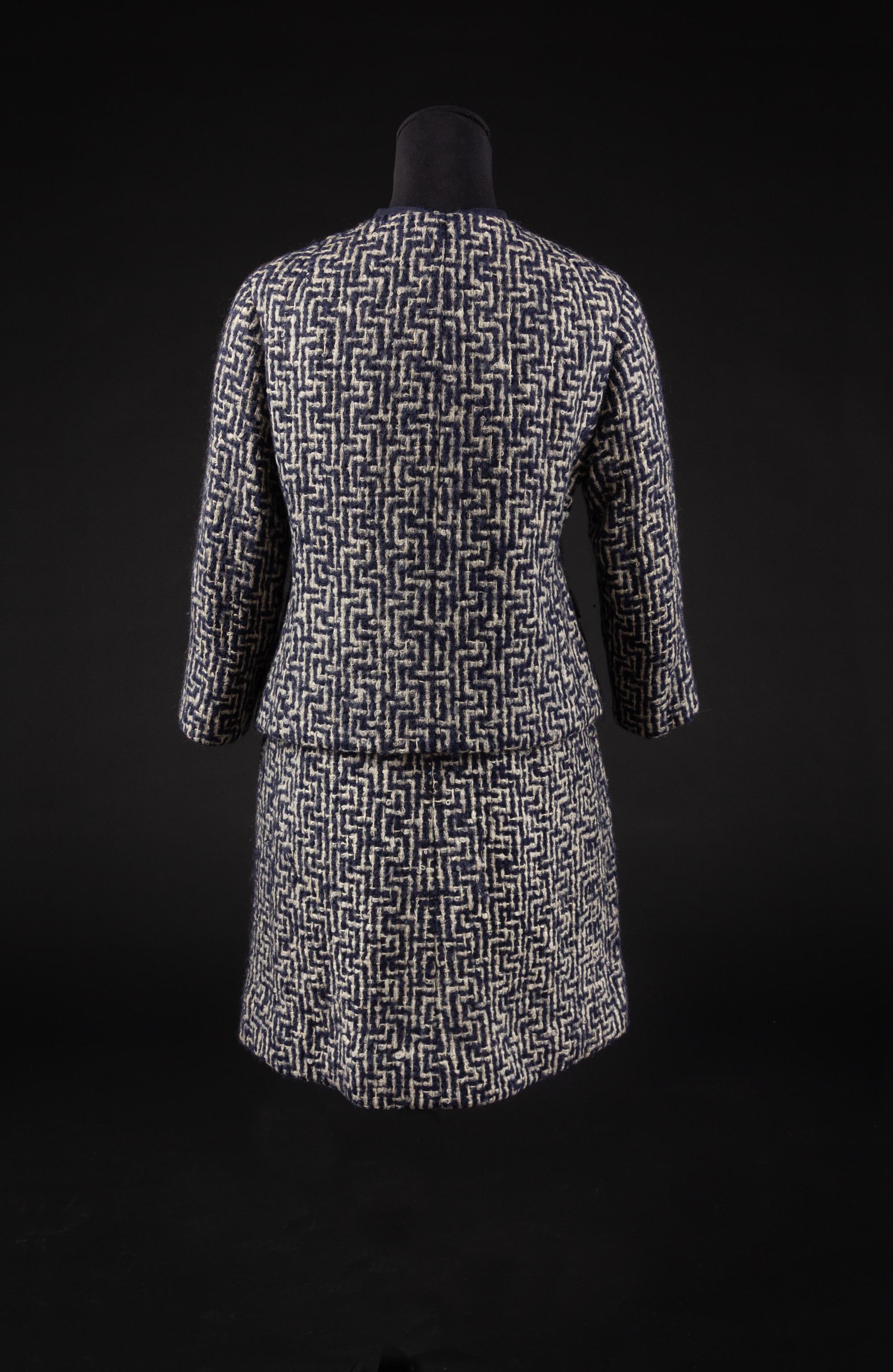 Christian Dior by Marc Bohan Haute Couture Ensemble, Spring-Summer 1965 — Worn by Dame Olivia de Havilland