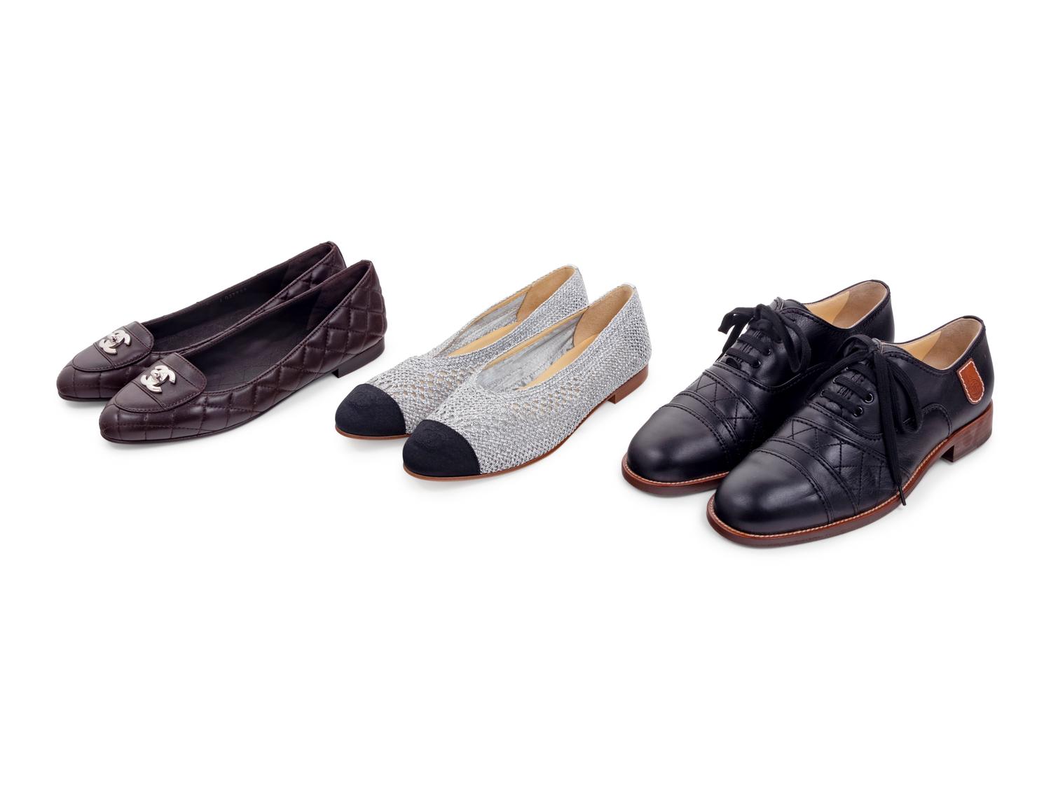 Three Pairs of Chanel Shoes