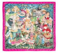 An Hermes 90cm Silk Scarf, 36"x36".