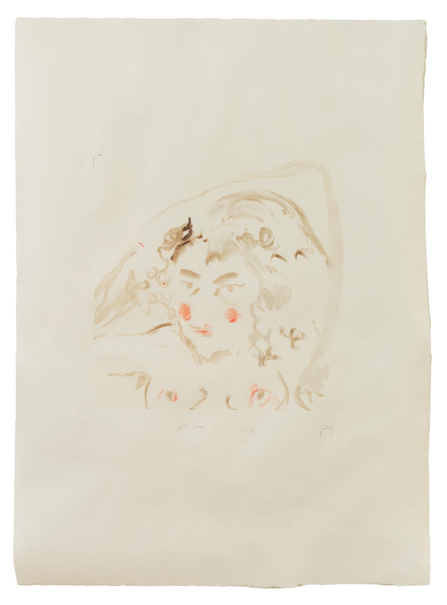 Pat Steir, (American, b. 1938), Self after Self (as the Naked Maja, Goya), 1986
