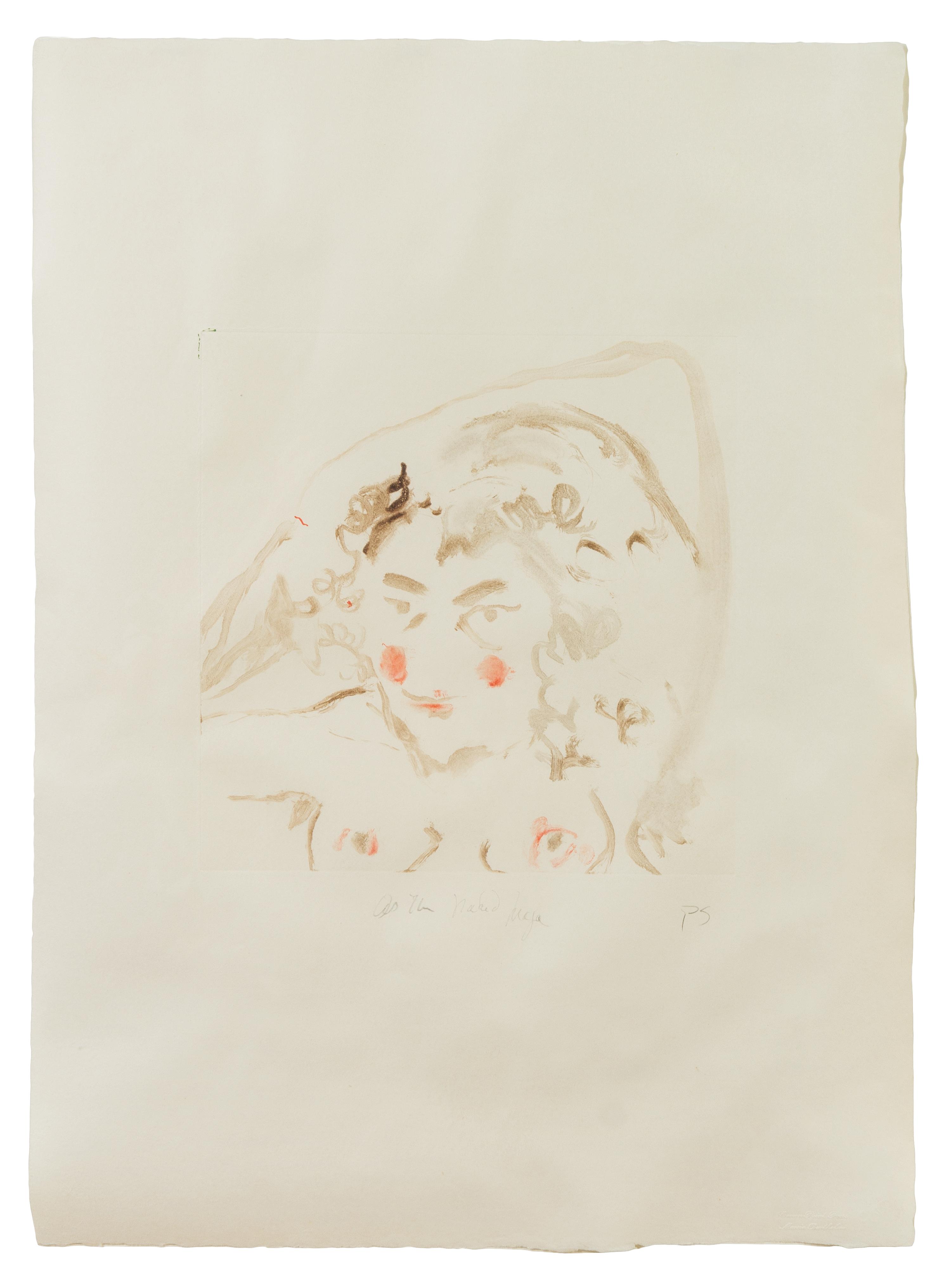 Pat Steir, (American, b. 1938), Self after Self (as the Naked Maja, Goya), 1986