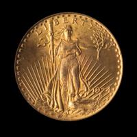 A United States 1924 St. Gaudens $20 Gold Coin