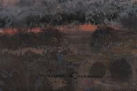 Crow Indian Camp at Sunset