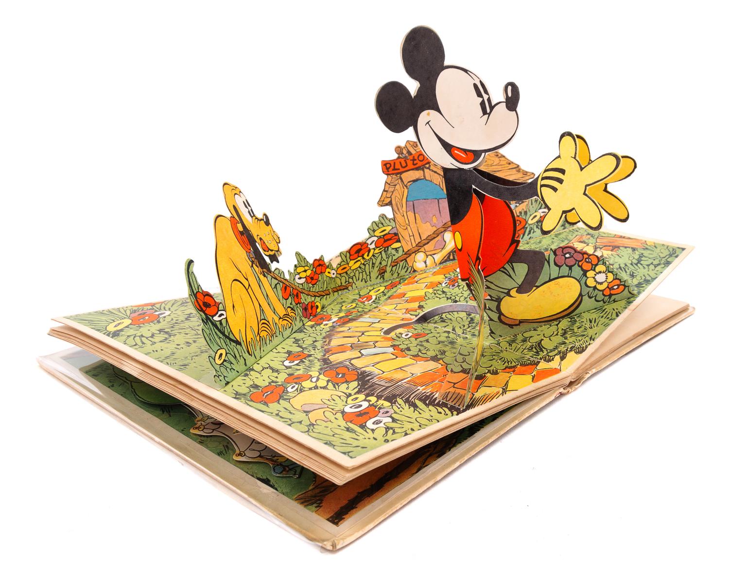 [MICKEY MOUSE]. A group of 3 pop-up books.
