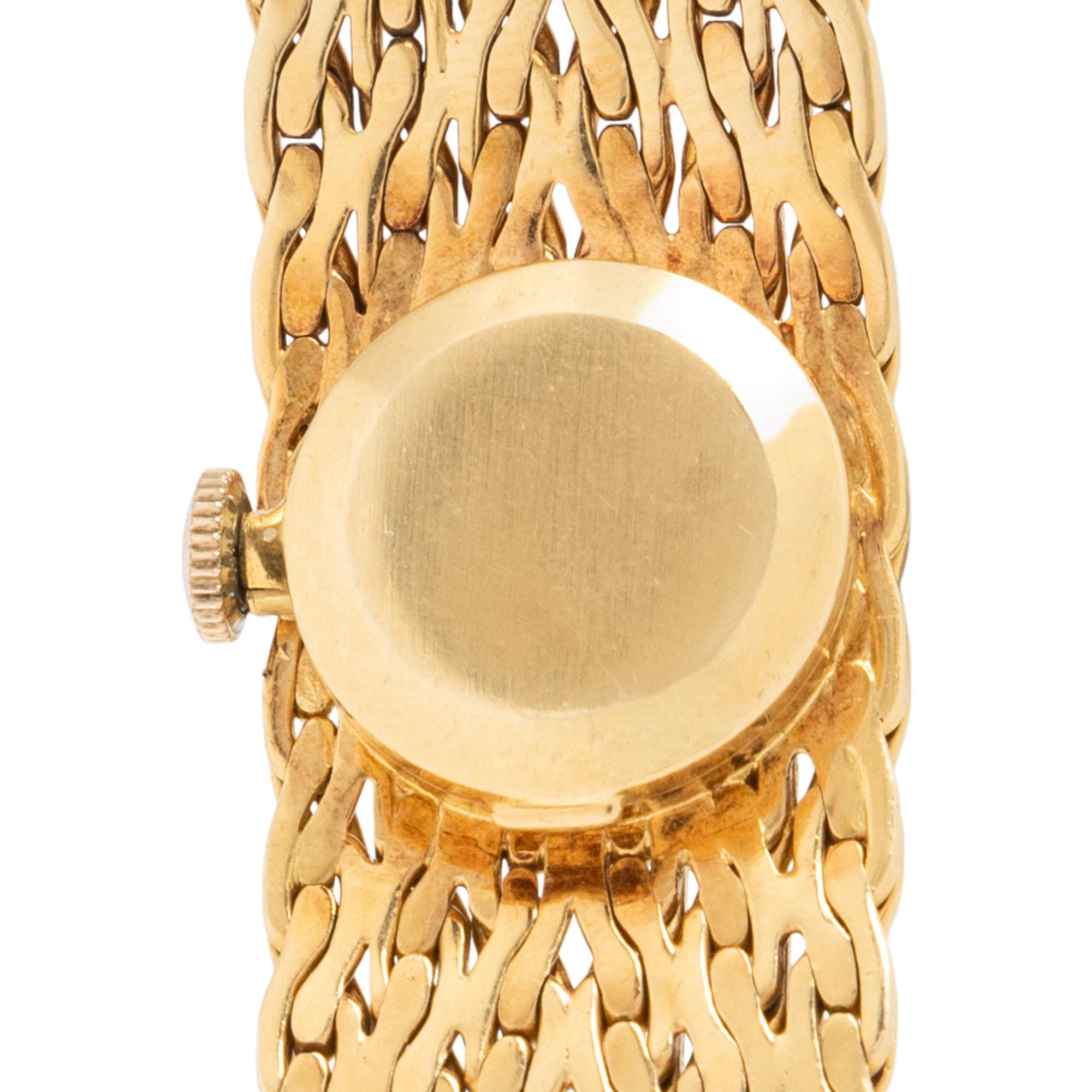 BOUCHERER, YELLOW GOLD WATCH
