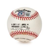 A Frank Thomas Signed Autograph Worth Baseball Bat and Official Major League Baseball (Beckett Authentication Services BAS Certified),