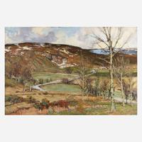 Walter Elmer Schofield (American, 1867–1944) View of Eastby Crag, Embsay, Yorkshire