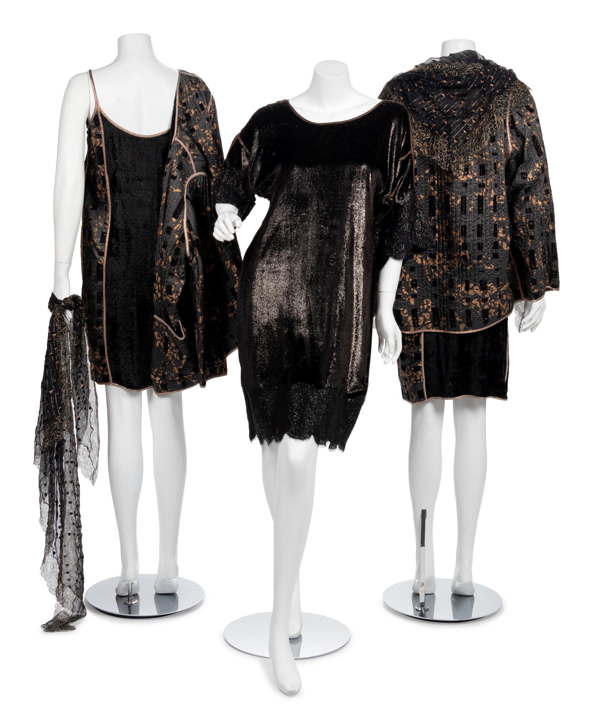 Three Geoffrey Beene Dresses, 1980-90s