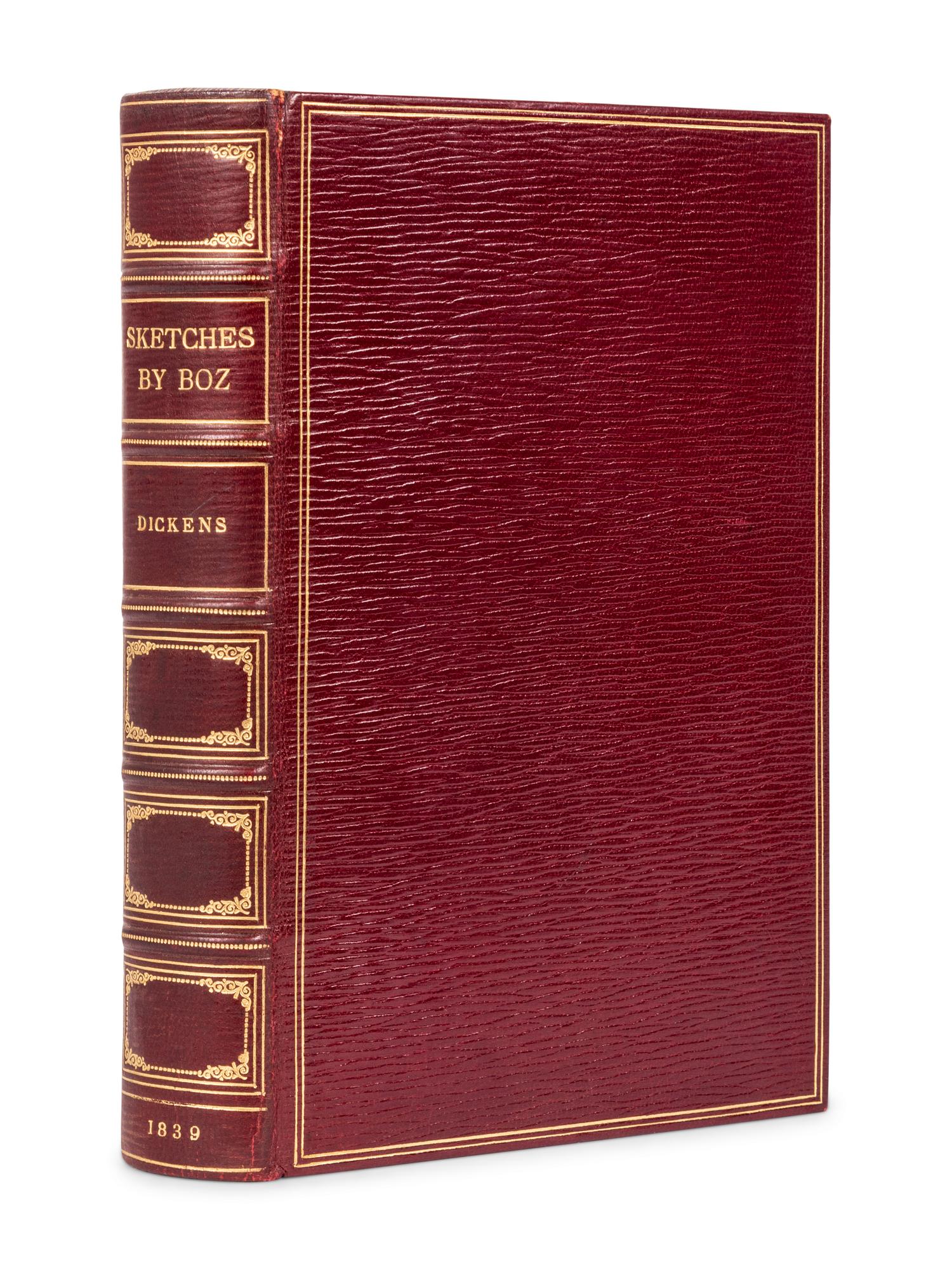 DICKENS, Charles (1812-1870). Sketches by Boz...New Edition, Complete. London: Chapman and Hall, 1839.
