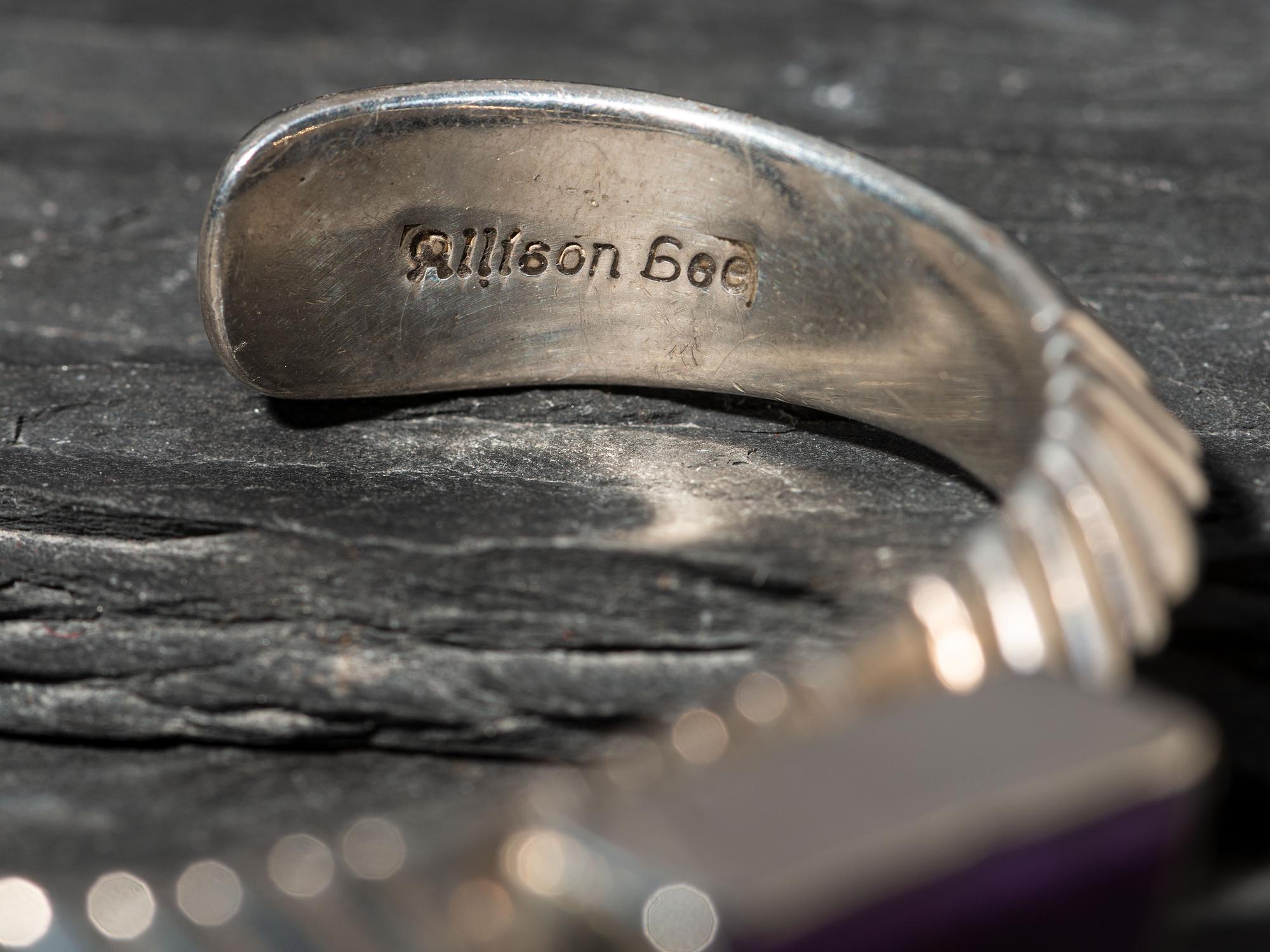 Abstract Sterling Silver Ring and Cuff Bracelet