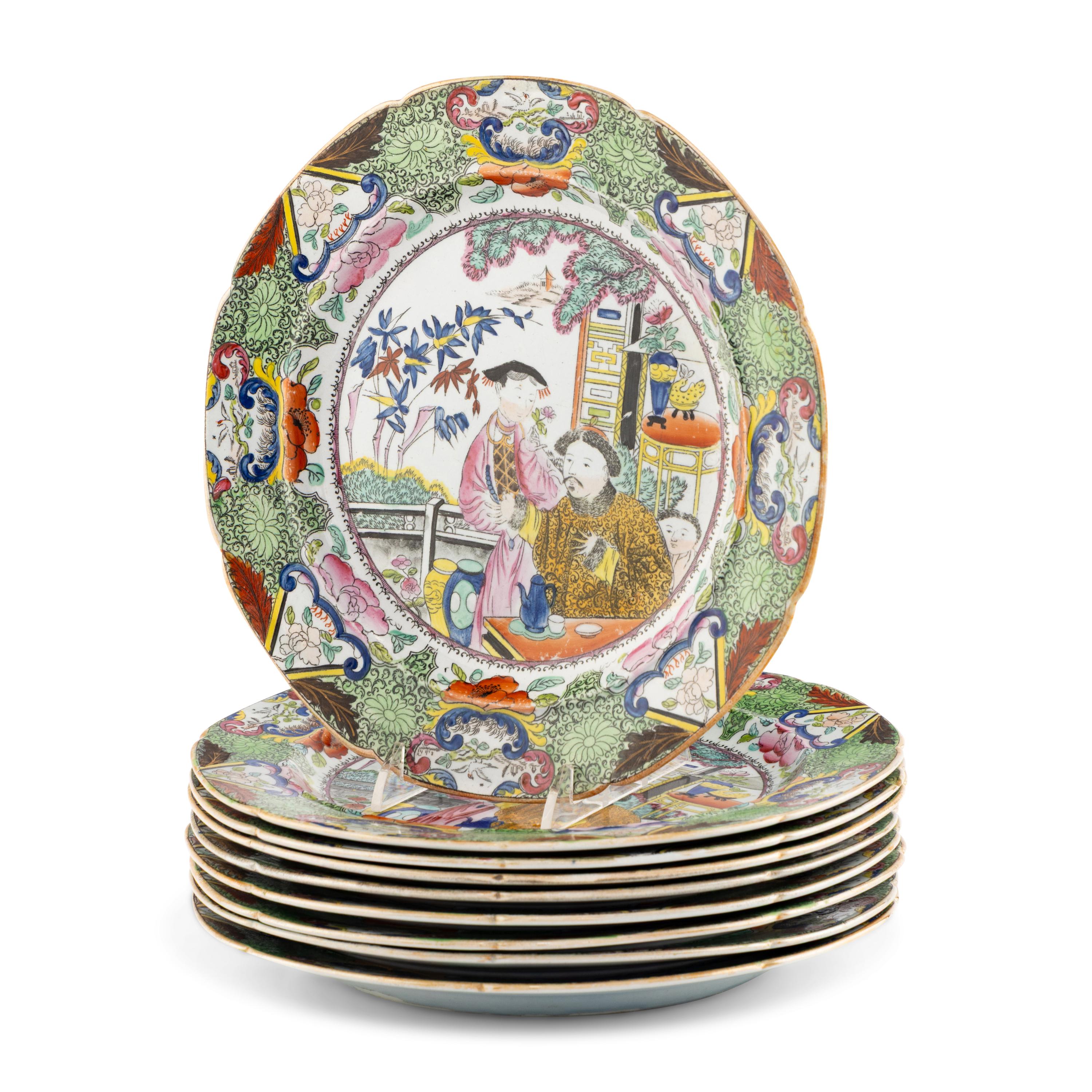 A Set of Mason's Ironstone Plates