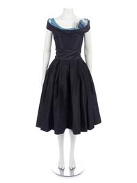 Two Vintage Dresses: Christian Dior & Nettie Rosenstein, 1950-60s