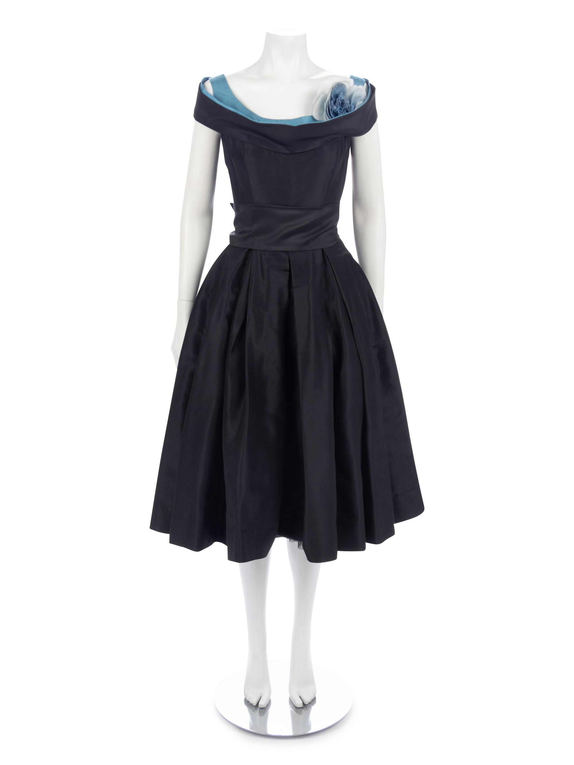 Two Vintage Dresses: Christian Dior & Nettie Rosenstein, 1950-60s
