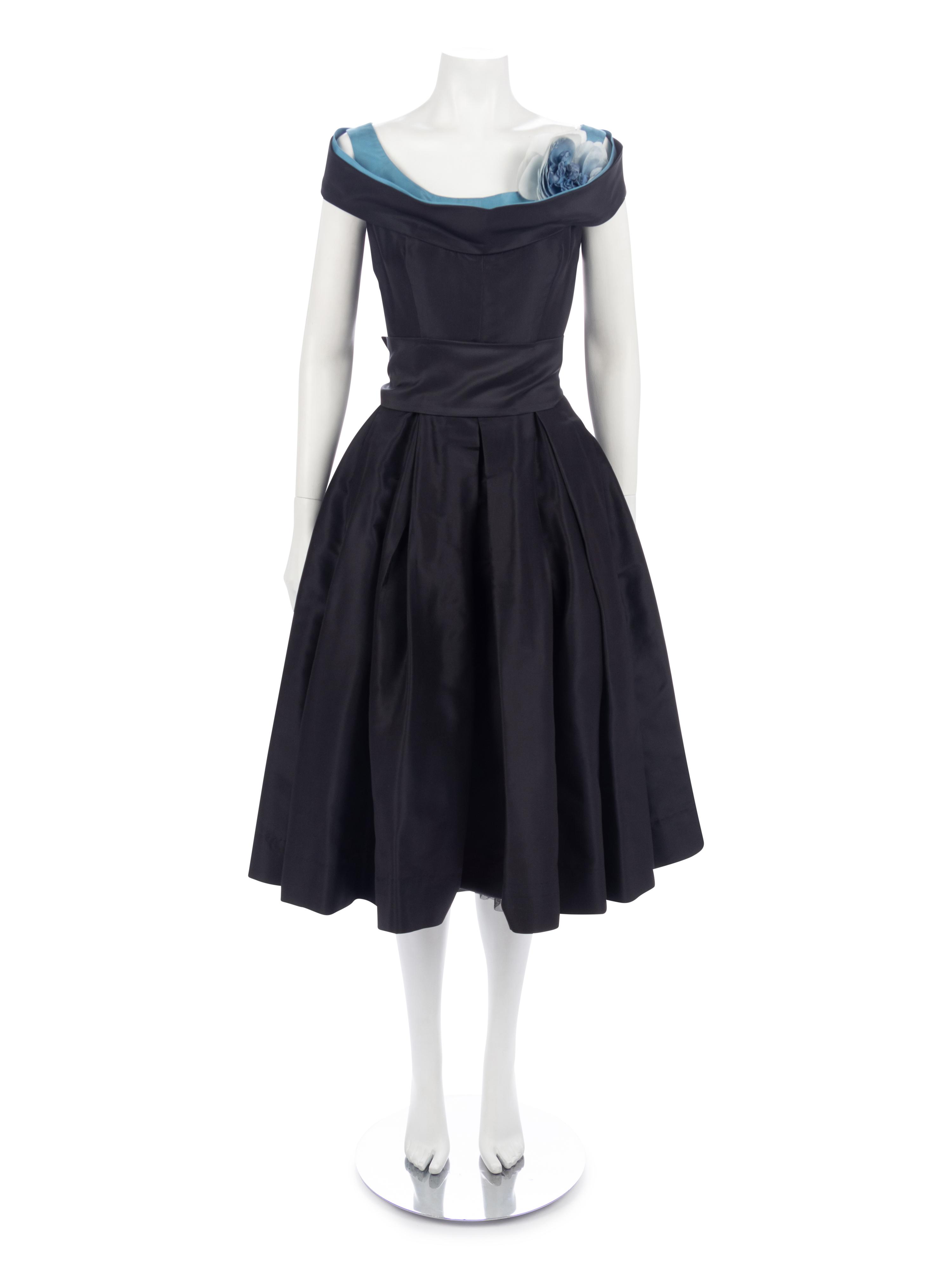 Two Vintage Dresses: Christian Dior & Nettie Rosenstein, 1950-60s