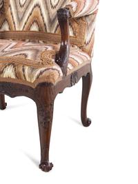 A Régence Style Carved Walnut Fauteuil