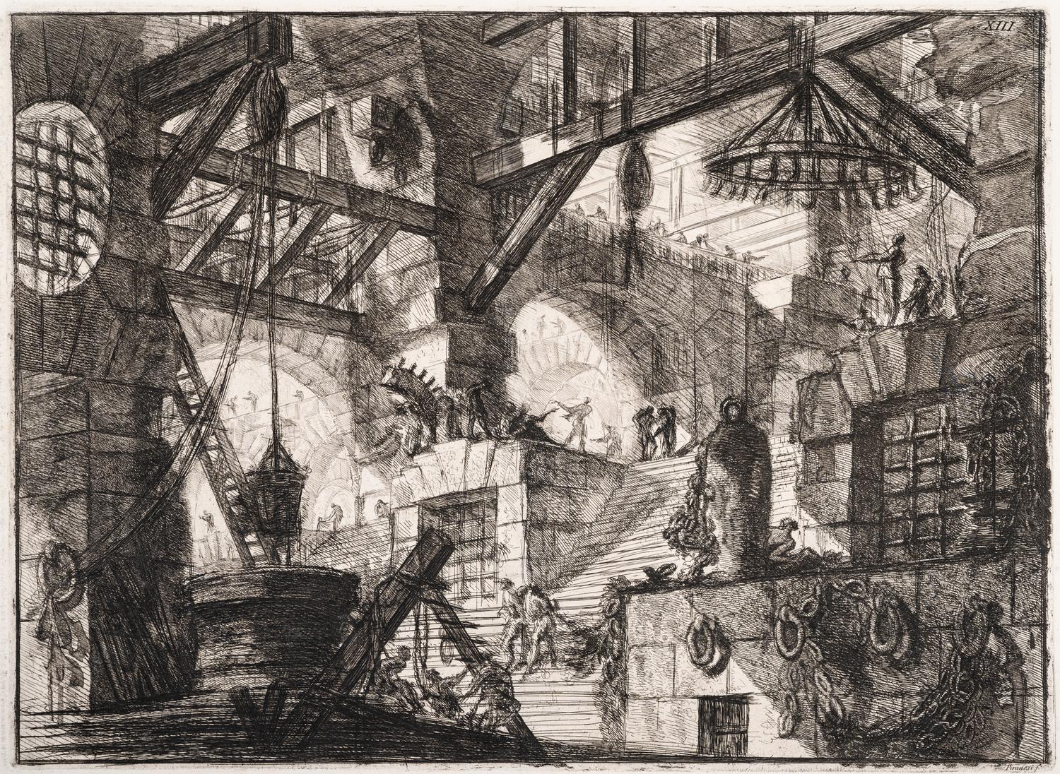 Carceri d'Invenzione (the complete set of 16), 1761