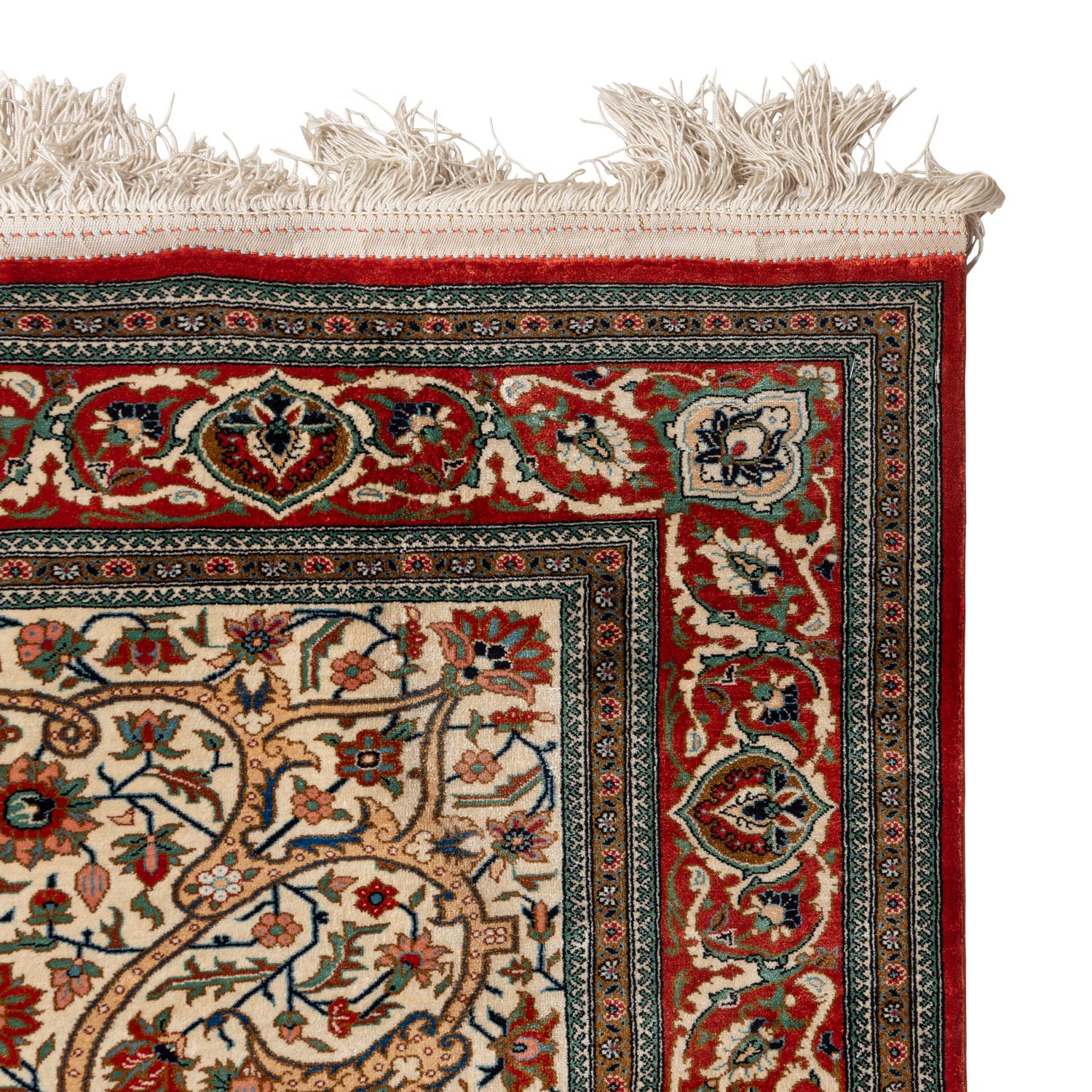 A Persian Silk Rug