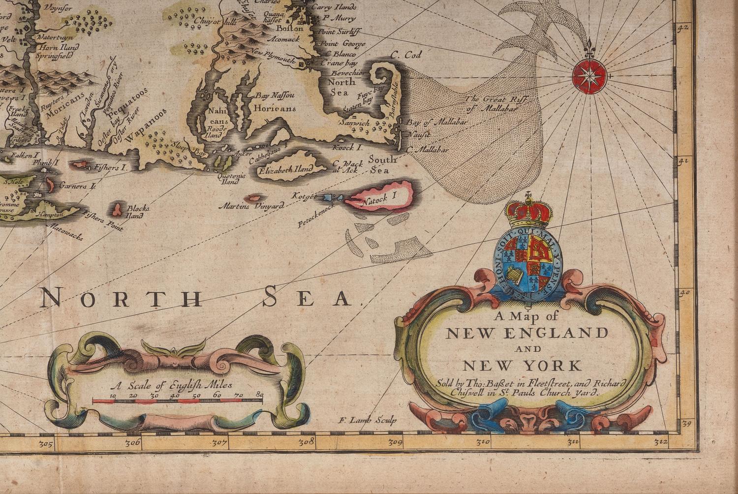 SPEED, John. A Map of New England and New York . London: Basset and Chiswell, ca 1676.