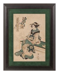 Six Japanese Woodblock Prints