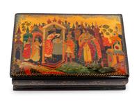 Fourteen Russian Lacquer Boxes