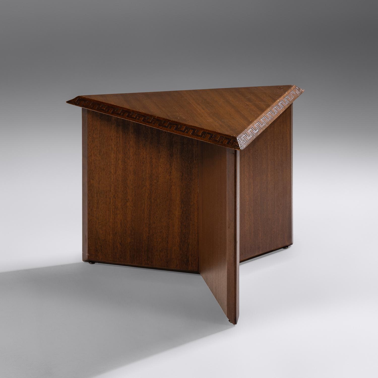 Taliesin Triangular Table Heritage Henredon, USA 1955
