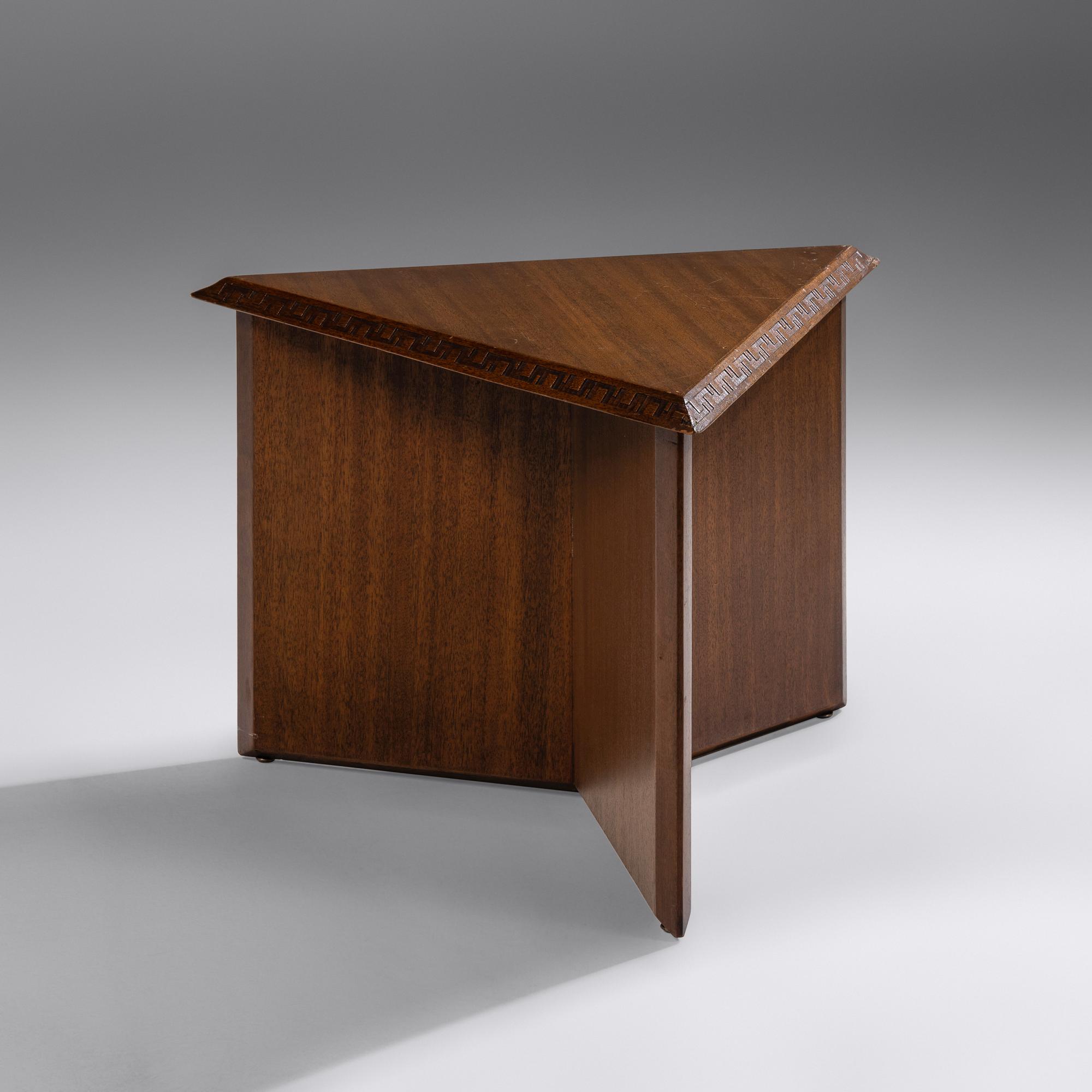Taliesin Triangular Table Heritage Henredon, USA 1955