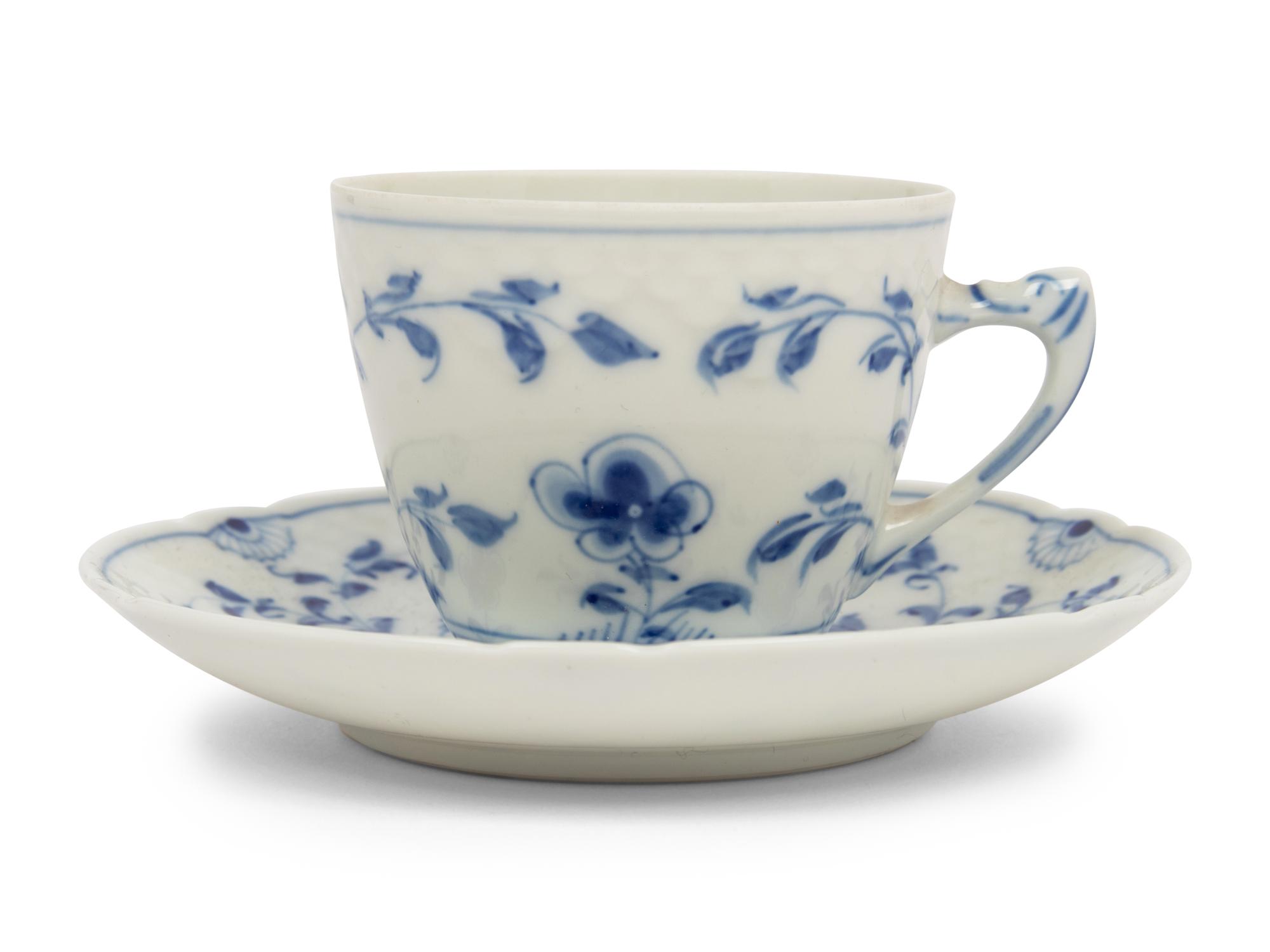 A Bing and Grondahl Blue Traditional Porcelain Dinner Service