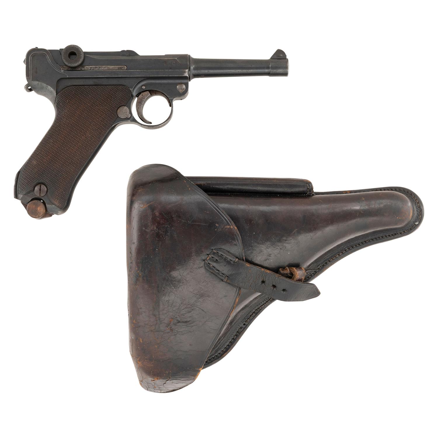 **1916 Dated DWM P08 Luger Pistol with 1916 Dated Holster