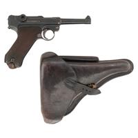 **1916 Dated DWM P08 Luger Pistol with 1916 Dated Holster