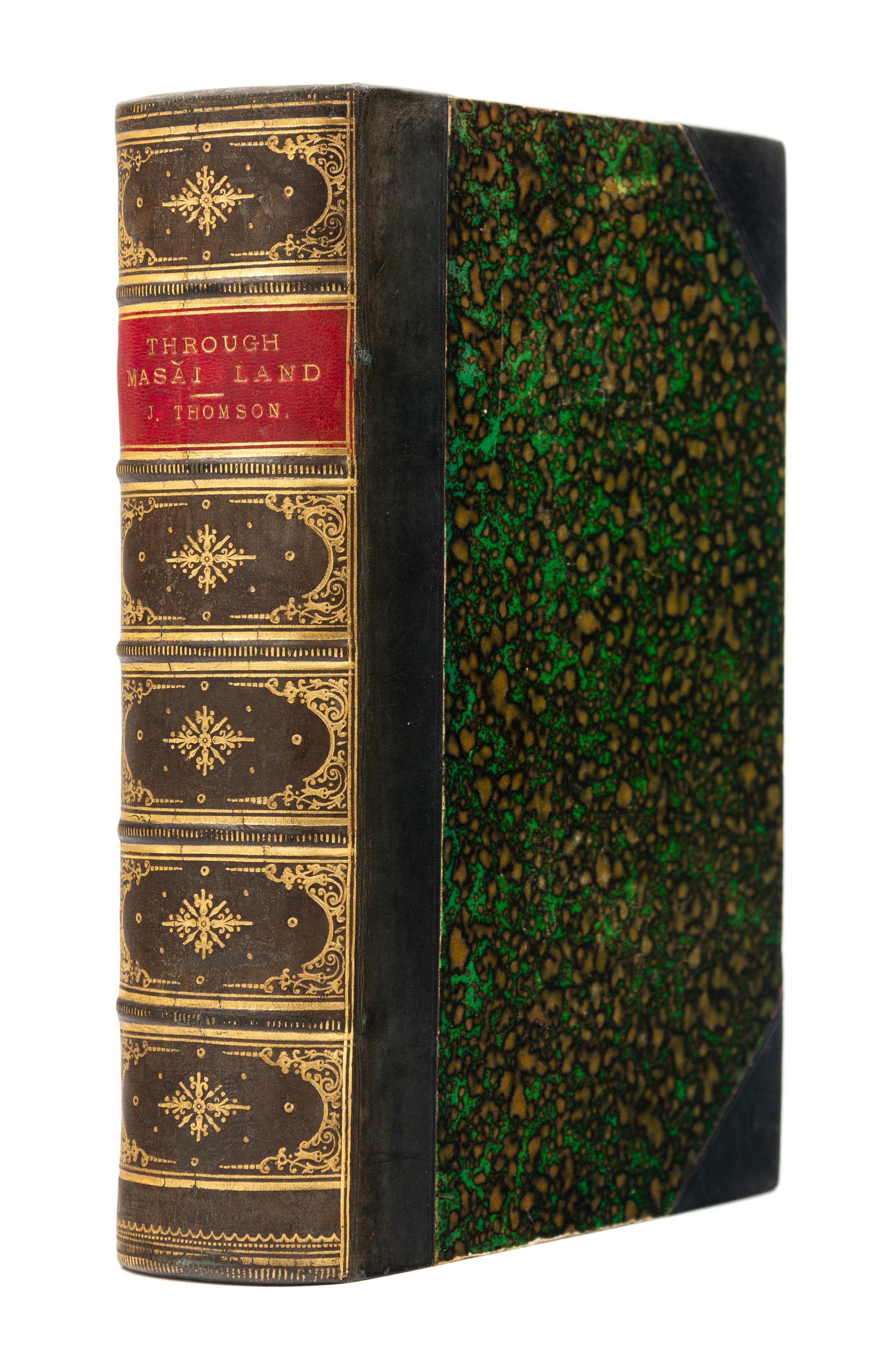 THOMSON, Joseph (1859-1895). Through Masai Land. London, 1885. FIRST EDITION.