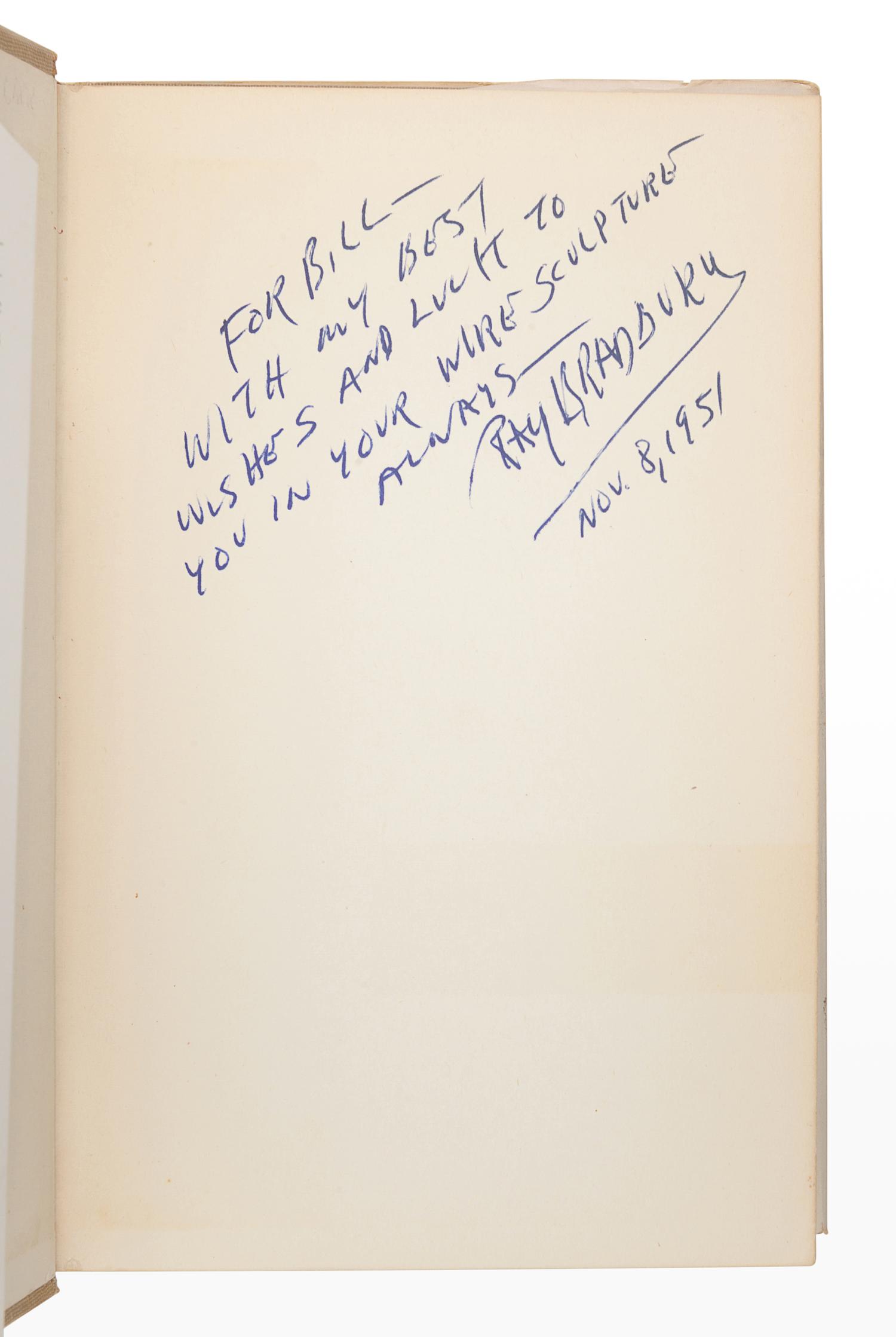 BRADBURY, Ray (1920-2012). The Illustrated Man . Garden City: Doubleday & Company, Inc., 1951.