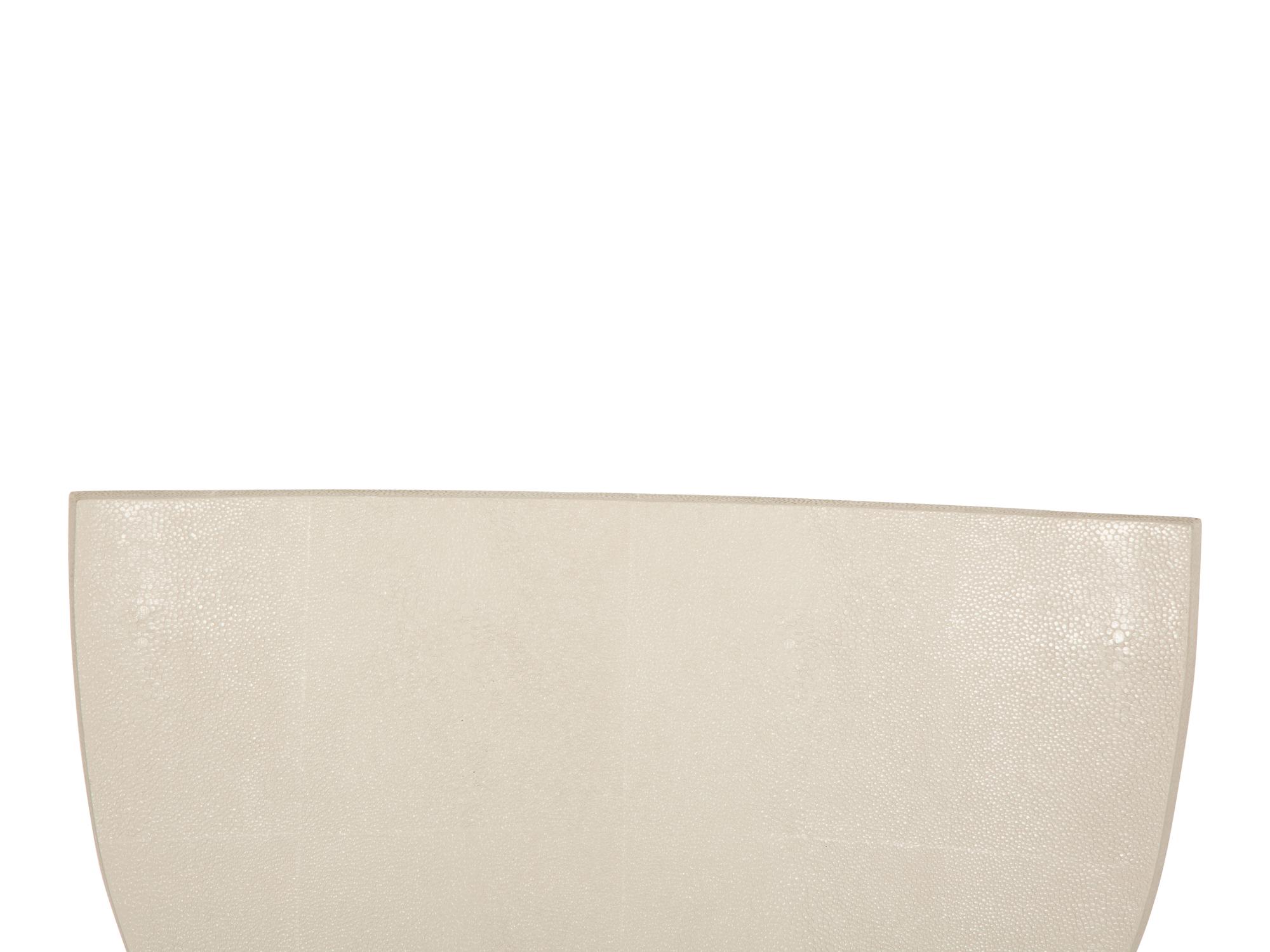 A Contemporary Faux Shagreen Side Chair