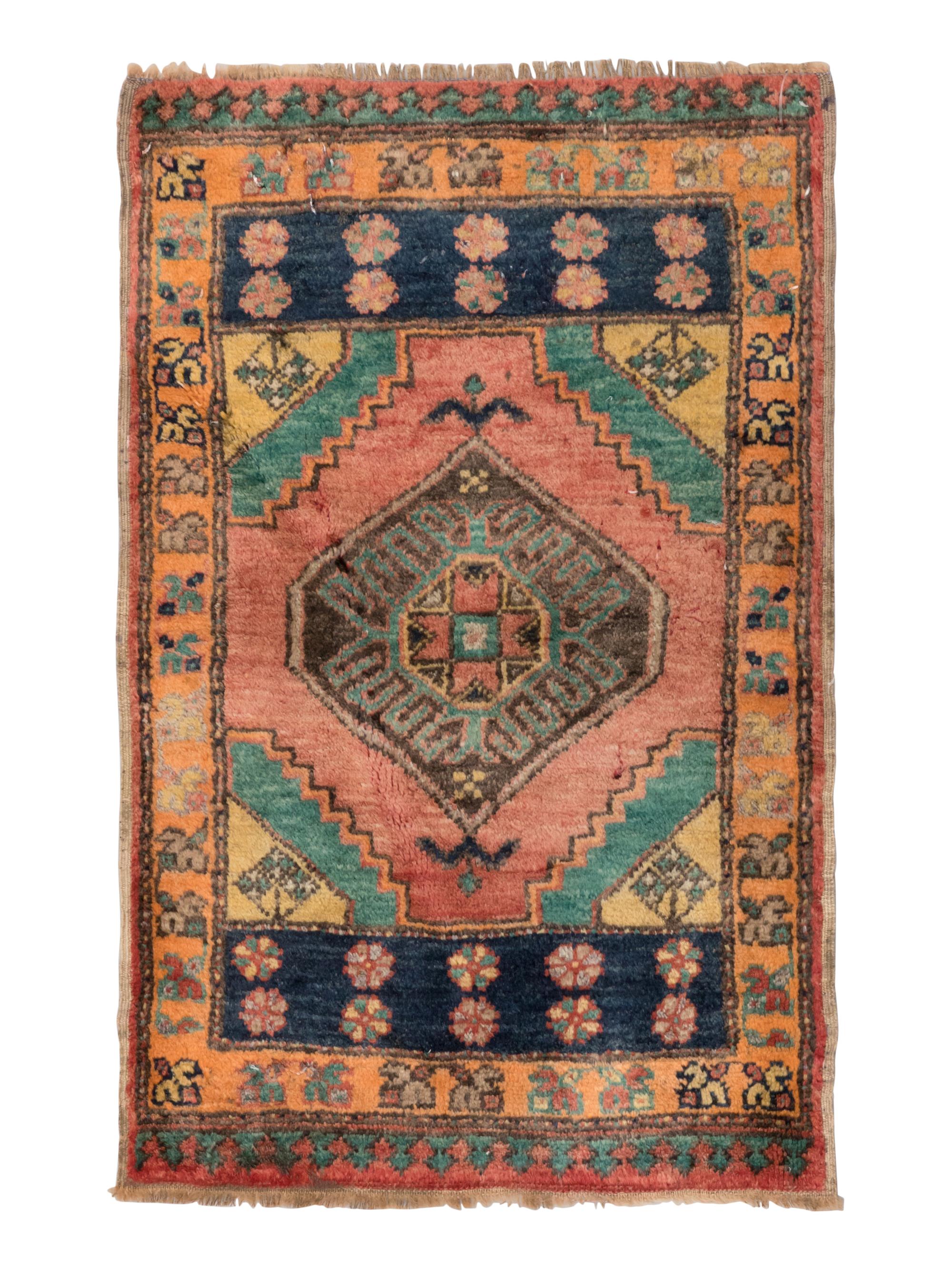 A Group of Nine Anatolian Mats