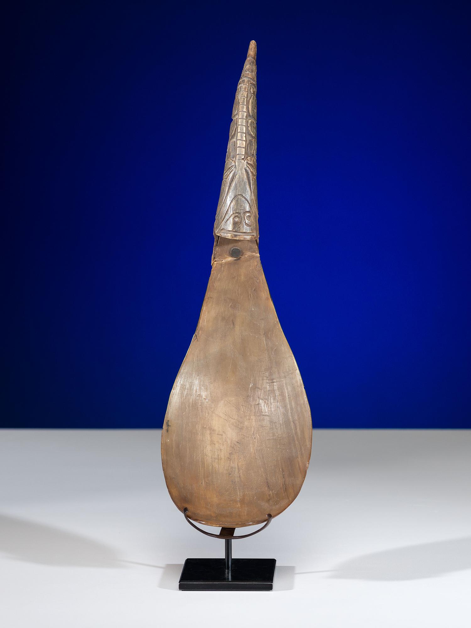 Northwest Coast Carved Horn Feast Ladle
