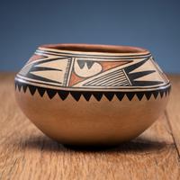 Maria Martinez (San Ildefonso, 1884-1980) Polychrome Pottery Bowl