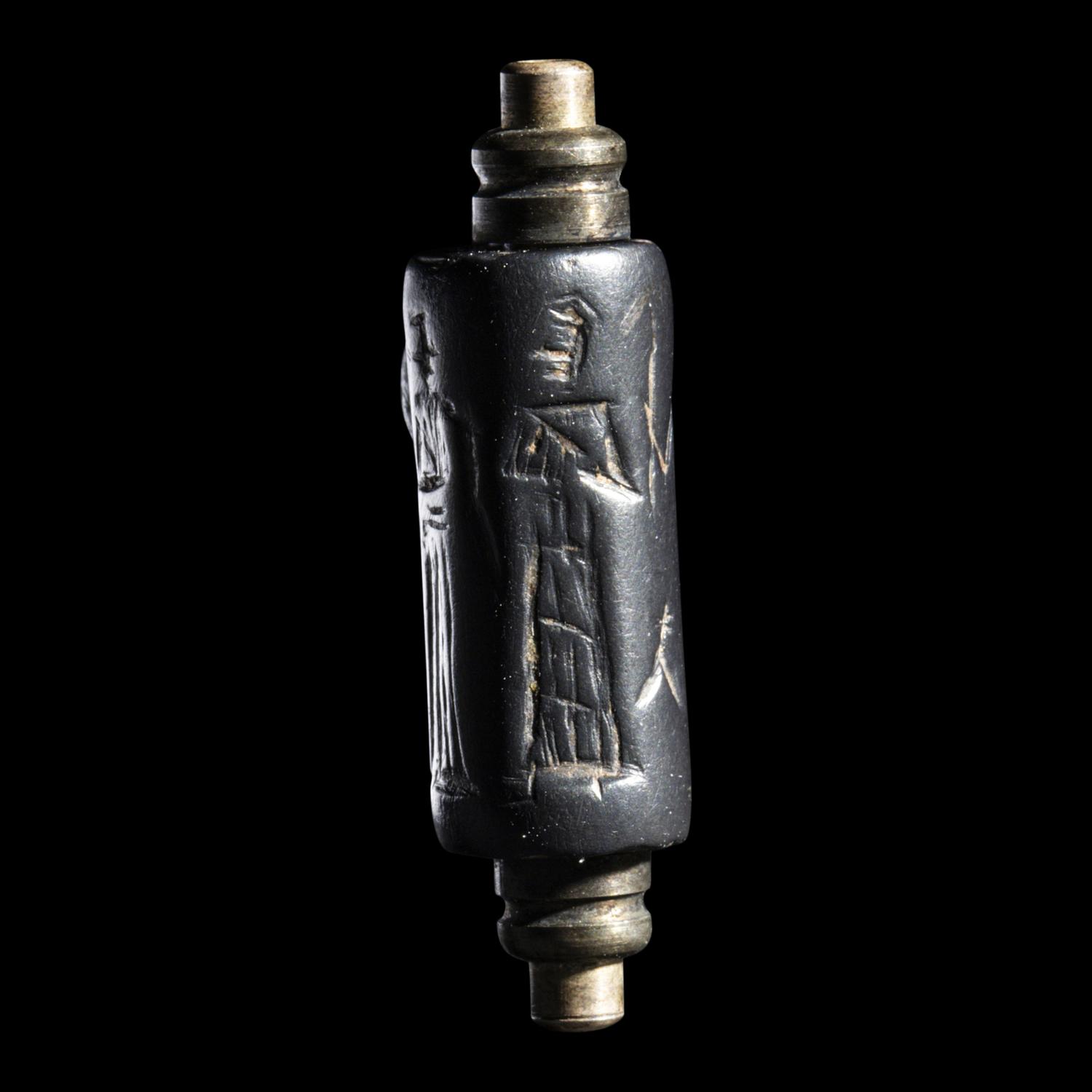 A Neo-Babylonian Hematite Cylinder Seal