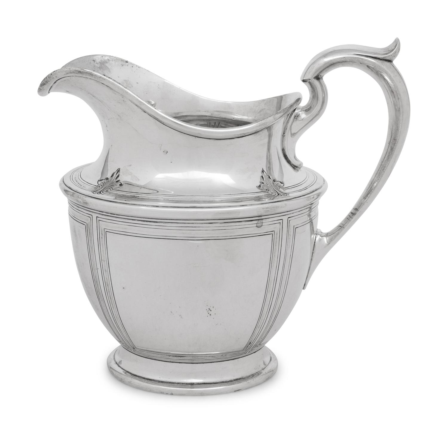 An American Silver Water Pitcher