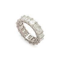 PLATINUM AND DIAMOND ETERNITY RING
