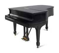 A Steinway and Sons Model L Ebonized Grand Piano