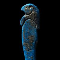 An Egyptian Faience Amulet of a Son of Horus