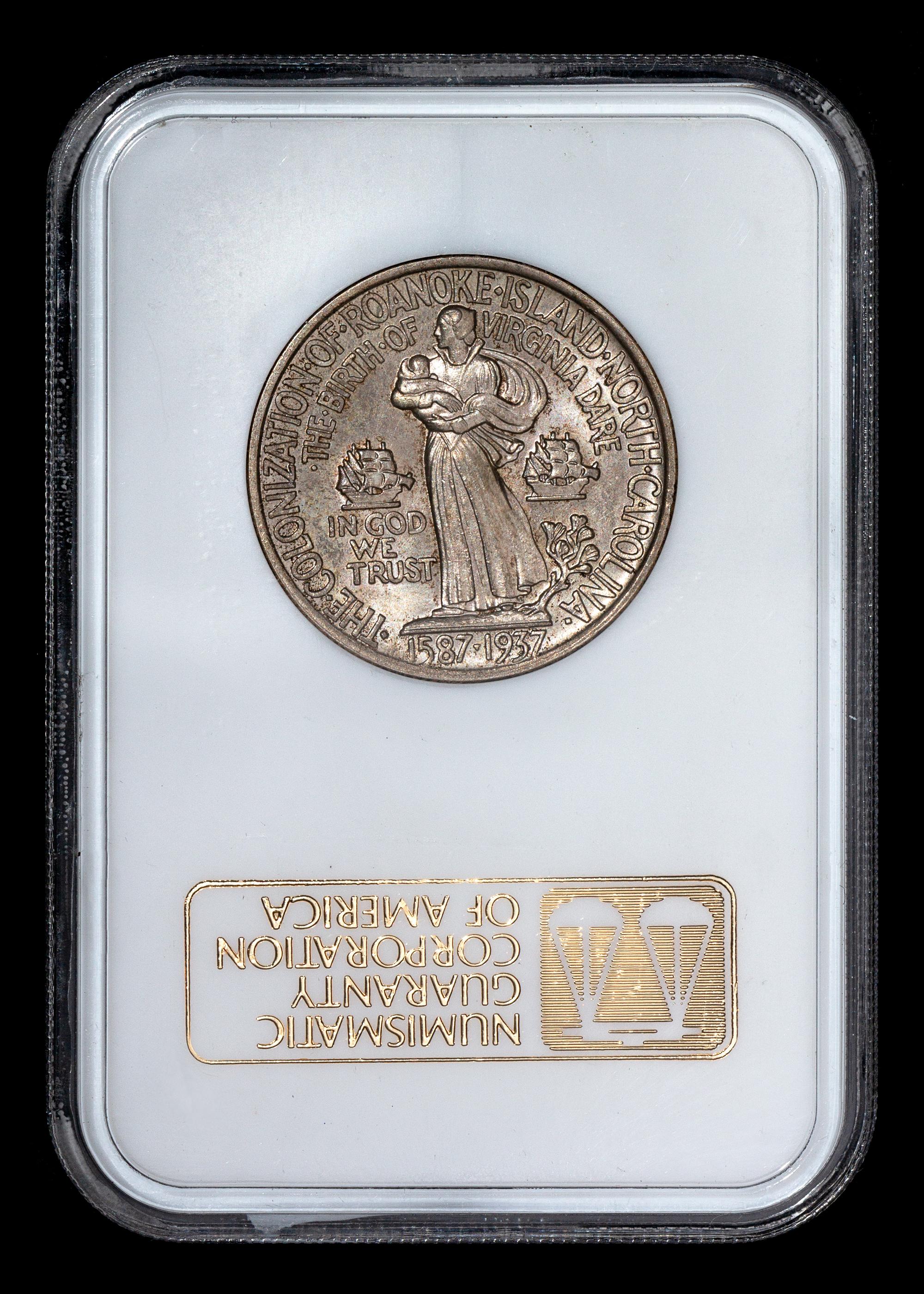 A United States 1937 Roanoke Commemorative 50c Coin