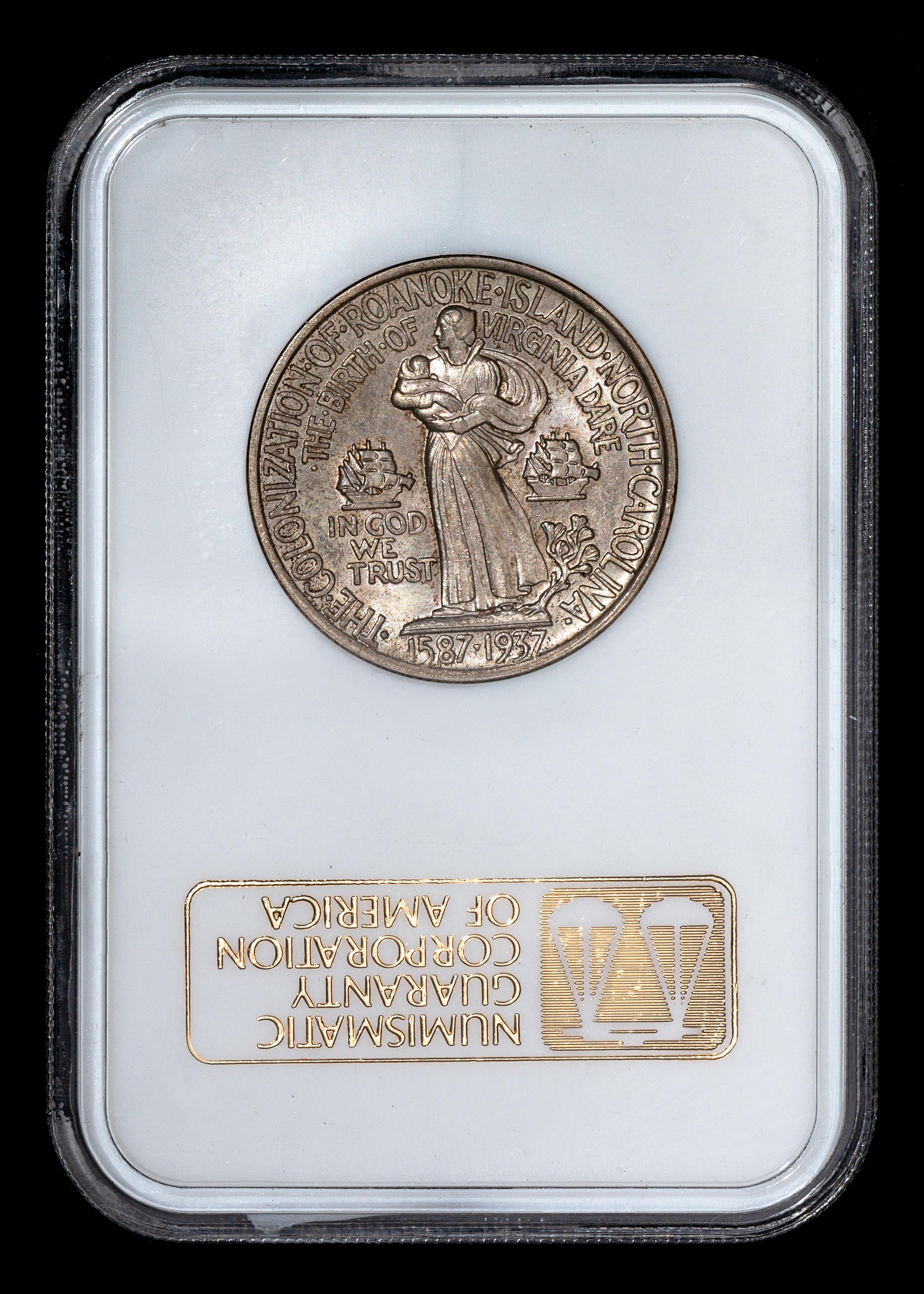 A United States 1937 Roanoke Commemorative 50c Coin