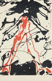 Striding Figure (from Conspiracy: The Artist as Witness Portfolio ), 1962, later impression 1971