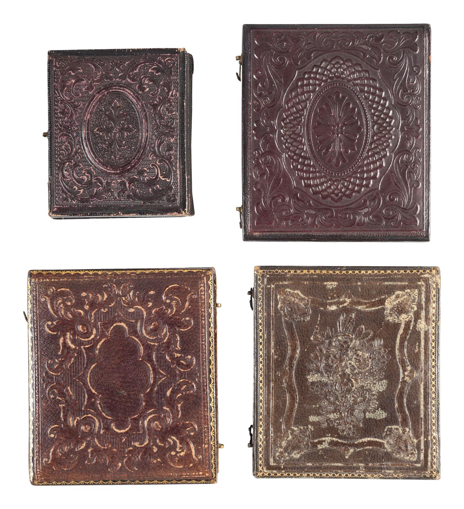 [EARLY PHOTOGRAPHY]. A group of 4 premortem and postmortem daguerreotypes of children, including: