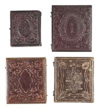 [EARLY PHOTOGRAPHY]. A group of 4 premortem and postmortem daguerreotypes of children, including: